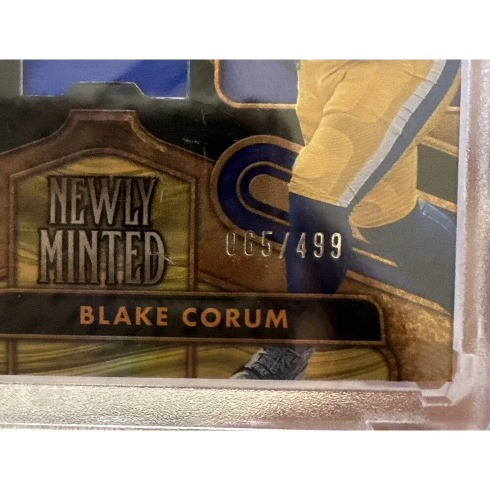 2024 Panini Gold Standard - Newly Minted Memorabilia Blake Corum #NMM-BCM /499